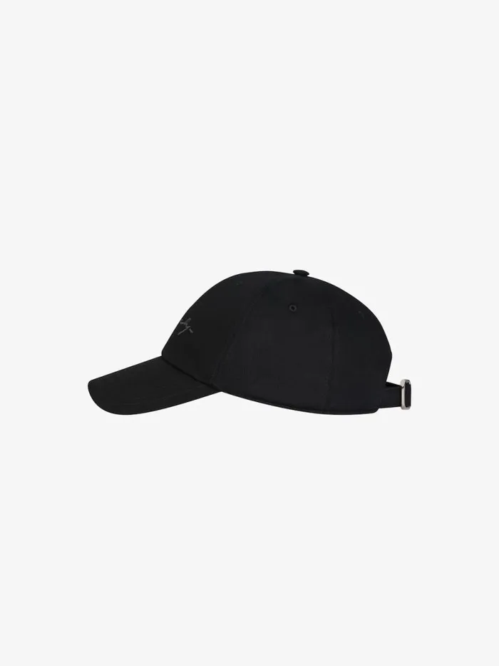 Embroidered Cap In Twill Black Men Givenchy Beanies and Caps