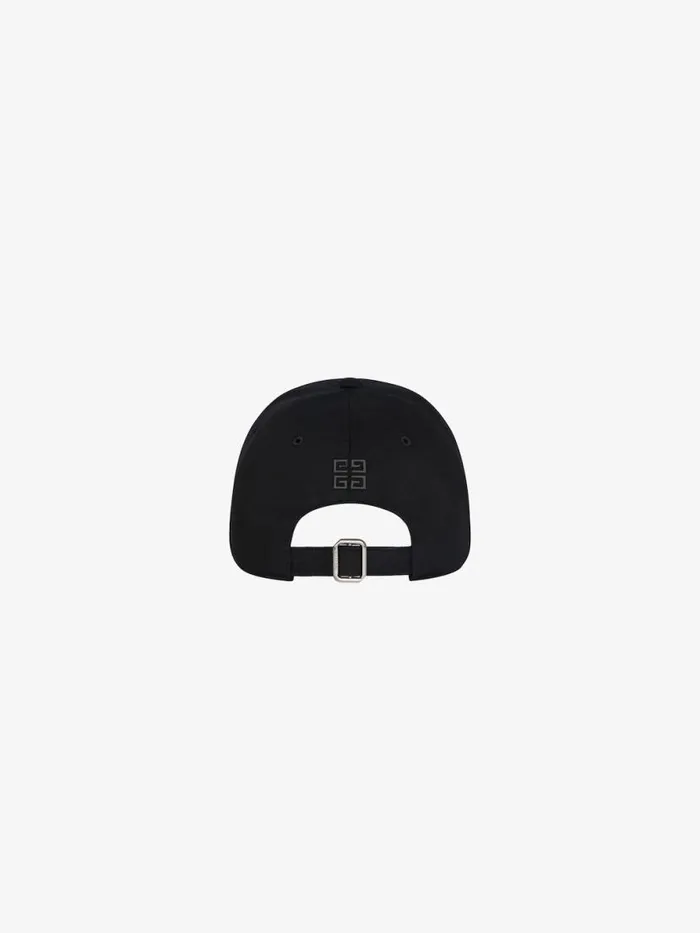Embroidered Cap In Twill Black Men Givenchy Beanies and Caps