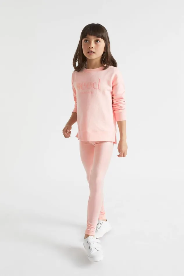 Essentials Girl Seed Heritage Basic Legging Dusty Rose