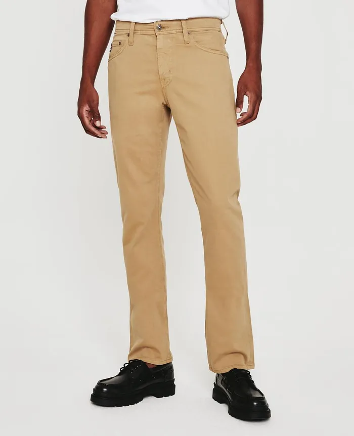 Everett Porter Tan Men AG Jeans Pants Everett Porter Tan Men AG Jeans Pants