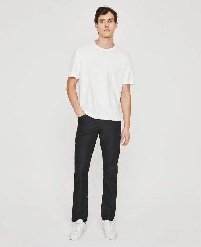Everett Pure Black Men AG Jeans Pants
