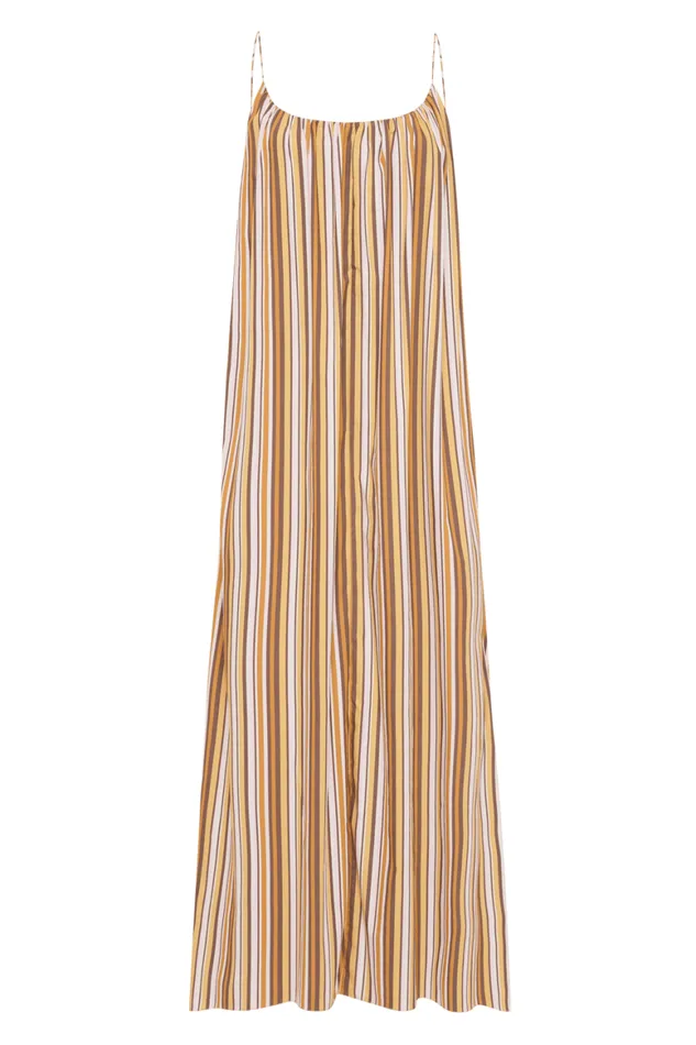 Faithfull The Brand Dresses En Vau Maxi Dress Terracotta Stripe 8211 Women Faithfull The Brand Dresses En Vau Maxi Dress Terracotta Stripe 8211 Women