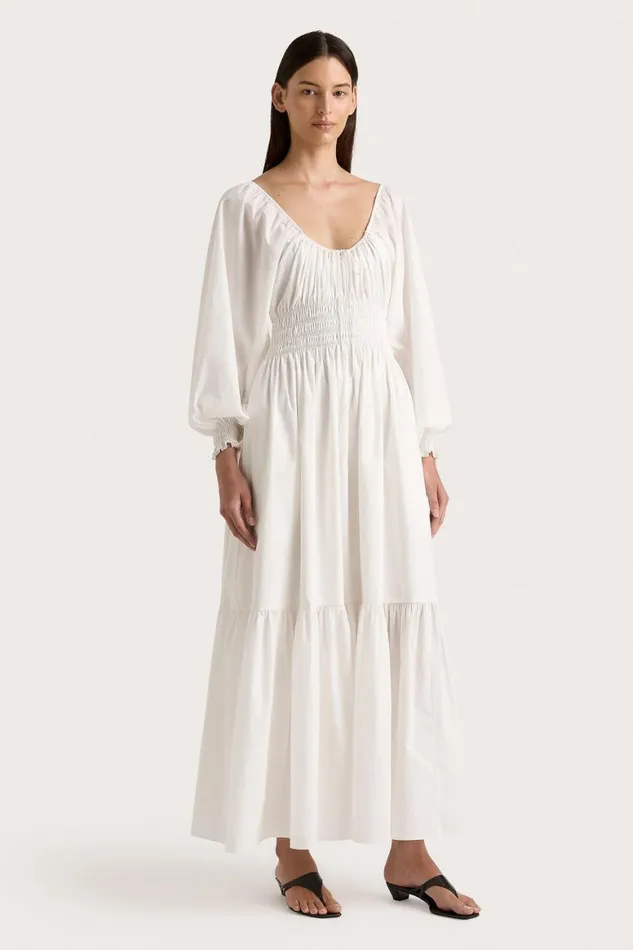 Faithfull The Brand Dresses Fleur Maxi Dress White 8211 Women Faithfull The Brand Dresses Fleur Maxi Dress White 8211 Women