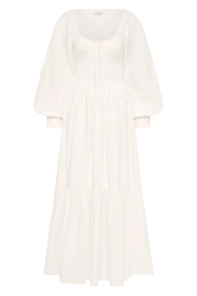 Faithfull The Brand Dresses Fleur Maxi Dress White 8211 Women Faithfull The Brand Dresses Fleur Maxi Dress White 8211 Women