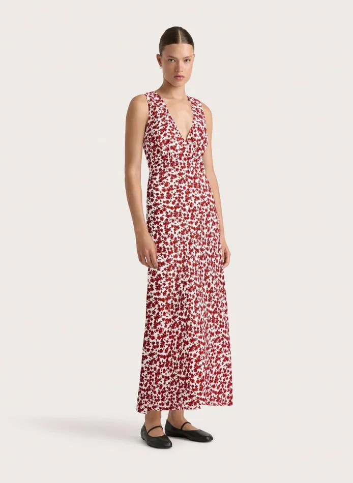 Faithfull The Brand Dresses Jardin Midi Dress Leilani Red 8211 Women Faithfull The Brand Dresses Jardin Midi Dress Leilani Red 8211 Women