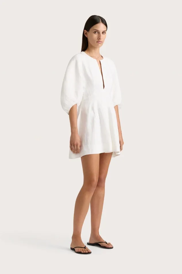 Faithfull The Brand Dresses Soleil Mini Dress White 8211 Women Faithfull The Brand Dresses Soleil Mini Dress White 8211 Women
