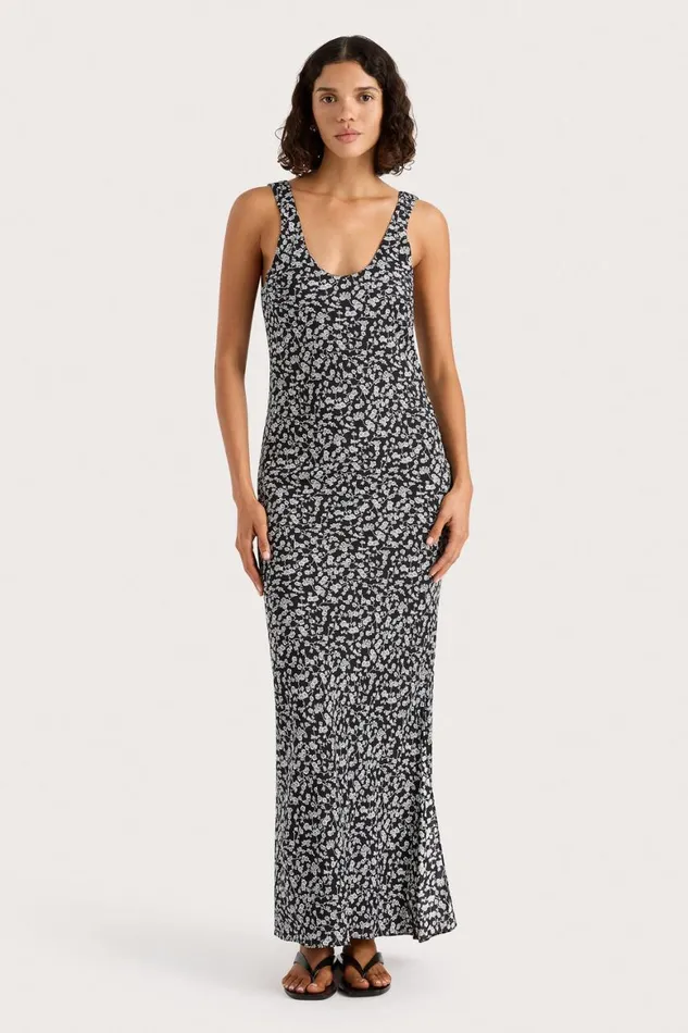 Faithfull The Brand Maxi Dresses Olivia Midi Dress Amaryllis Floral Black 8211 Women Faithfull The Brand Maxi Dresses Olivia Midi Dress Amaryllis Floral Black 8211 Women