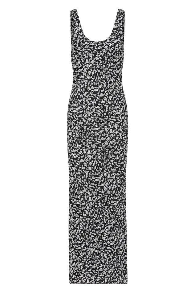 Faithfull The Brand Maxi Dresses Olivia Midi Dress Amaryllis Floral Black 8211 Women Faithfull The Brand Maxi Dresses Olivia Midi Dress Amaryllis Floral Black 8211 Women