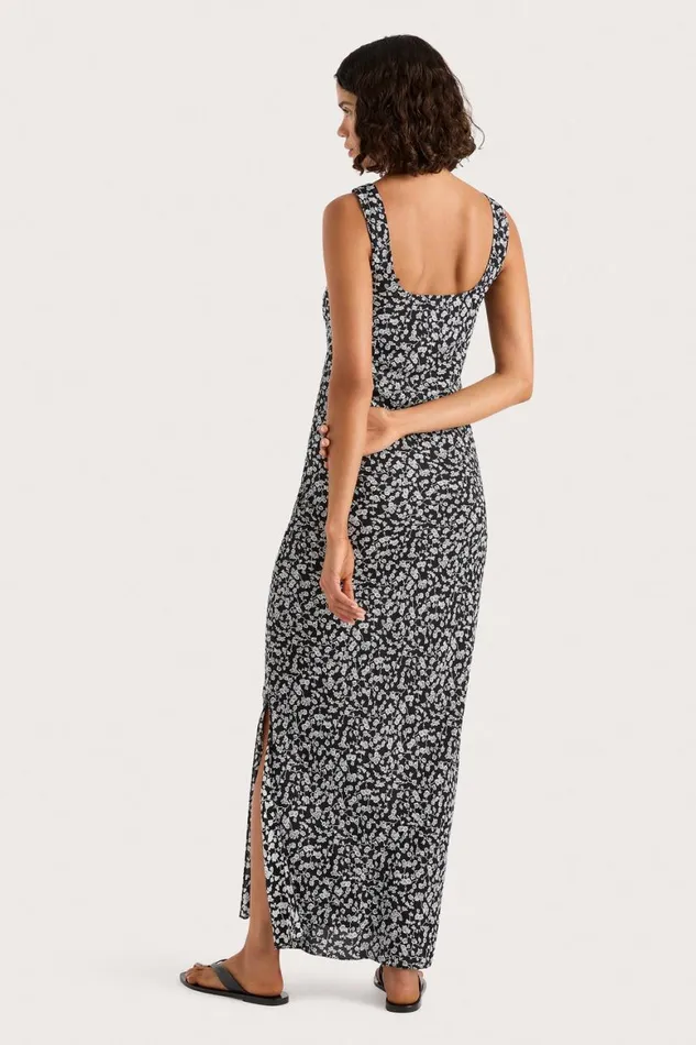 Faithfull The Brand Maxi Dresses Olivia Midi Dress Amaryllis Floral Black 8211 Women Faithfull The Brand Maxi Dresses Olivia Midi Dress Amaryllis Floral Black 8211 Women