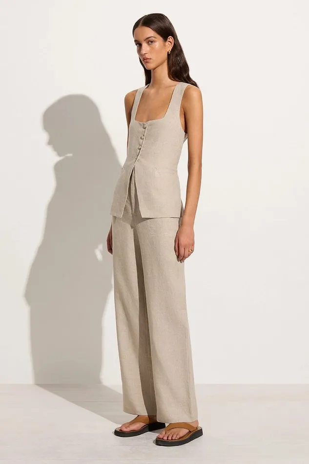 Faithfull The Brand Pants Isotta Pant Natural 8211 Women