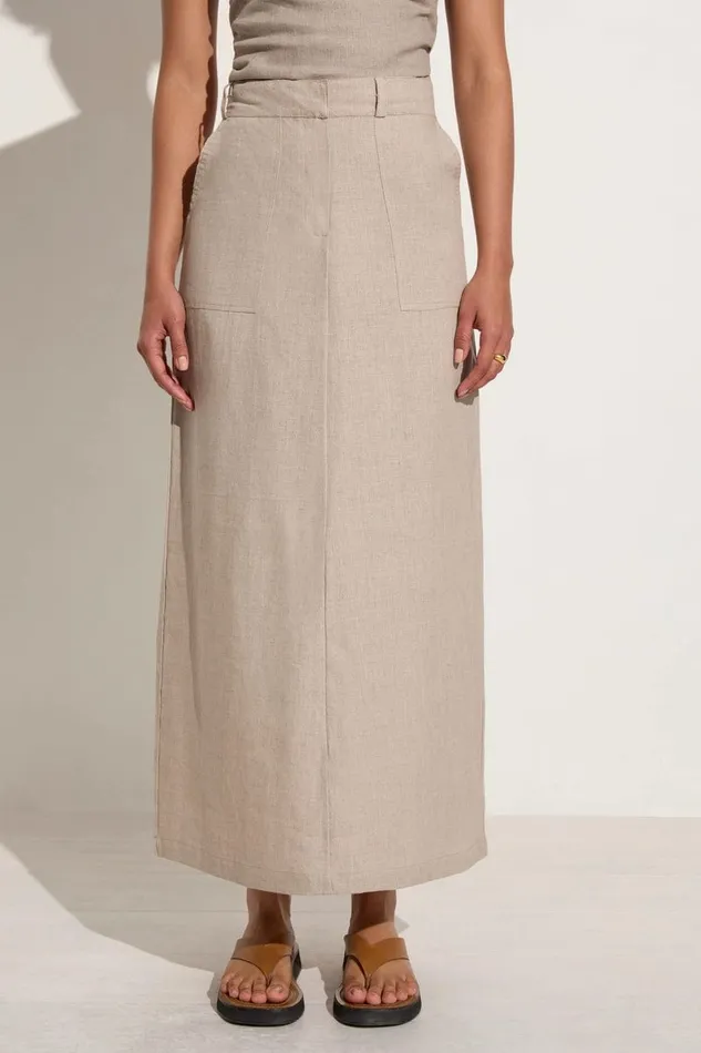 Faithfull The Brand Skirts and Shorts Amreli Maxi Skirt Natural 8211 Final Sale 8211 Women Faithfull The Brand Skirts and Shorts Amreli Maxi Skirt Natural 8211 Final Sale 8211 Women
