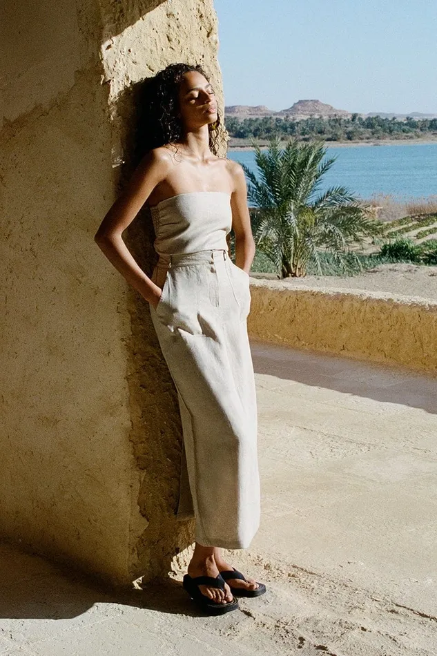 Faithfull The Brand Skirts and Shorts Amreli Maxi Skirt Natural 8211 Final Sale 8211 Women Faithfull The Brand Skirts and Shorts Amreli Maxi Skirt Natural 8211 Final Sale 8211 Women