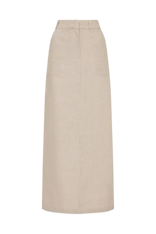 Faithfull The Brand Skirts and Shorts Amreli Maxi Skirt Natural 8211 Final Sale 8211 Women Faithfull The Brand Skirts and Shorts Amreli Maxi Skirt Natural 8211 Final Sale 8211 Women