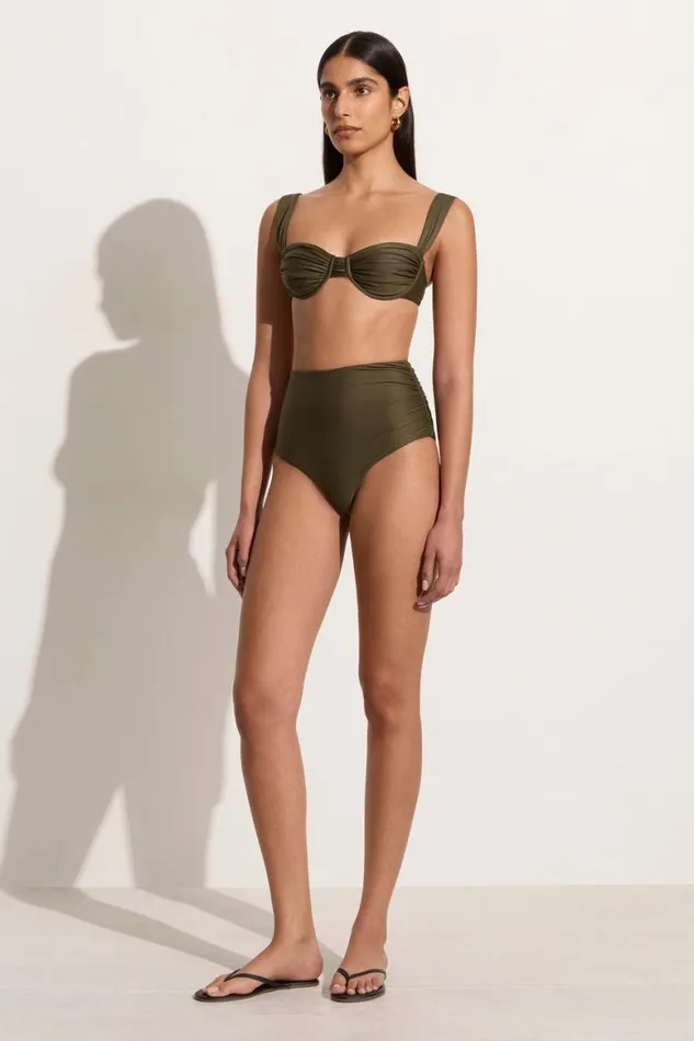Faithfull The Brand Swim Bianca Bikini Bottoms Khaki 8211 Final Sale 8211 Women Faithfull The Brand Swim Bianca Bikini Bottoms Khaki 8211 Final Sale 8211 Women