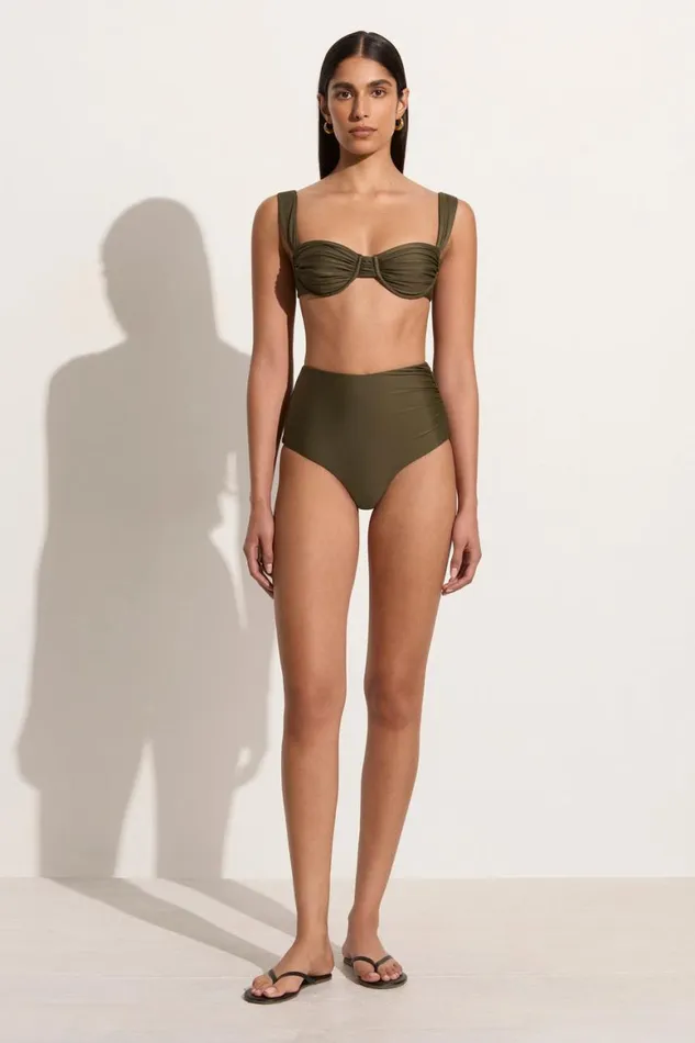Faithfull The Brand Swim Bianca Bikini Bottoms Khaki 8211 Final Sale 8211 Women Faithfull The Brand Swim Bianca Bikini Bottoms Khaki 8211 Final Sale 8211 Women