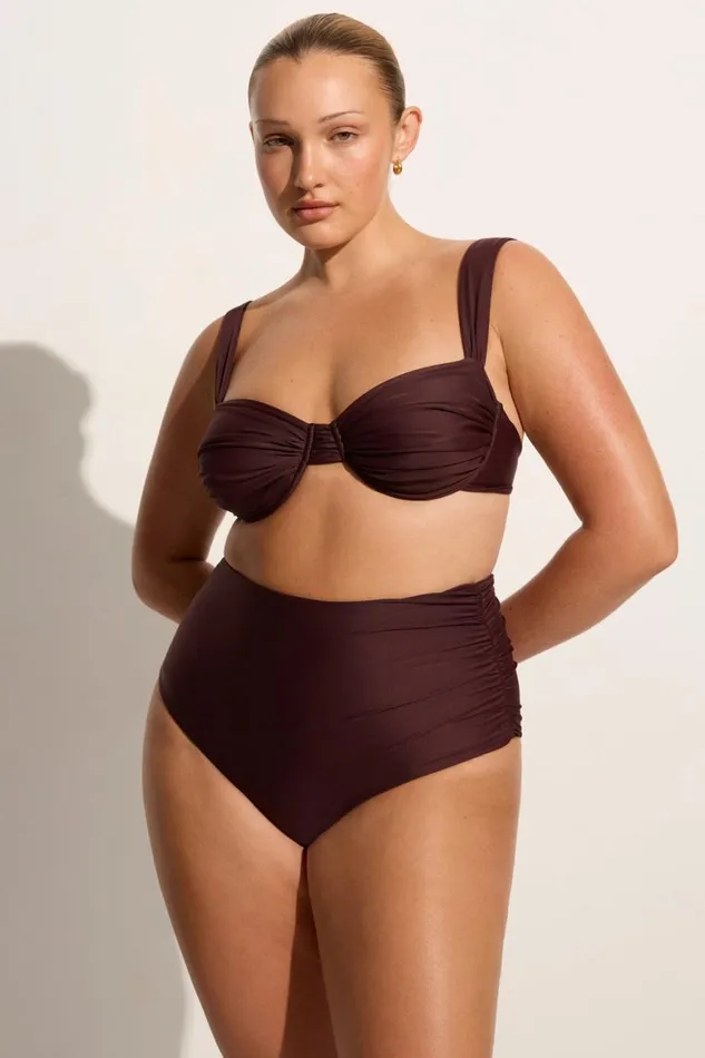 Faithfull The Brand Swim Bianca Bikini Bottoms Soil 8211 Women