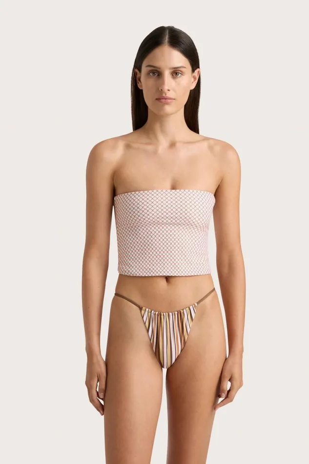 Faithfull The Brand Swim Jean Swim Top Oliander Blush 8211 Women Faithfull The Brand Swim Jean Swim Top Oliander Blush 8211 Women