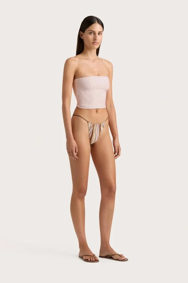 Faithfull The Brand Swim Jean Swim Top Oliander Blush 8211 Women Faithfull The Brand Swim Jean Swim Top Oliander Blush 8211 Women