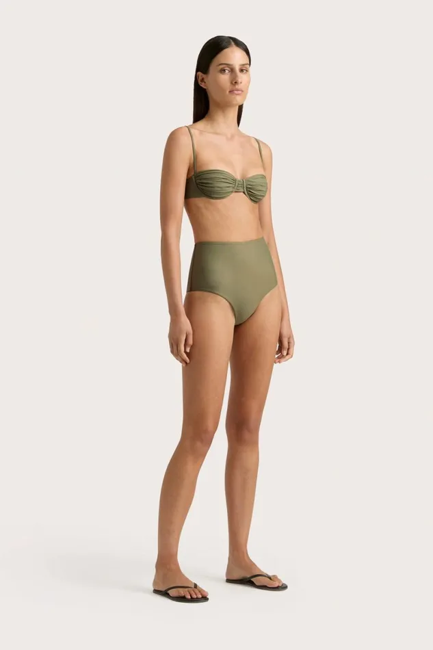 Faithfull The Brand Swim Reyes Bikini Bottom Khaki 8211 Women Faithfull The Brand Swim Reyes Bikini Bottom Khaki 8211 Women