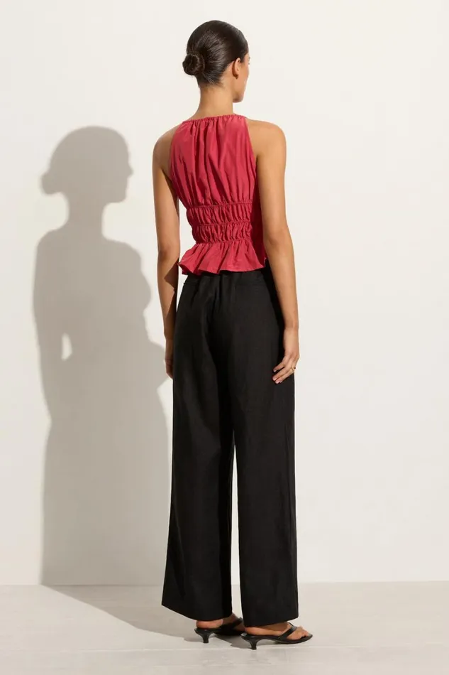 Faithfull The Brand Tops Casale Top Crimson 8211 Final Sale 8211 Women Faithfull The Brand Tops Casale Top Crimson 8211 Final Sale 8211 Women