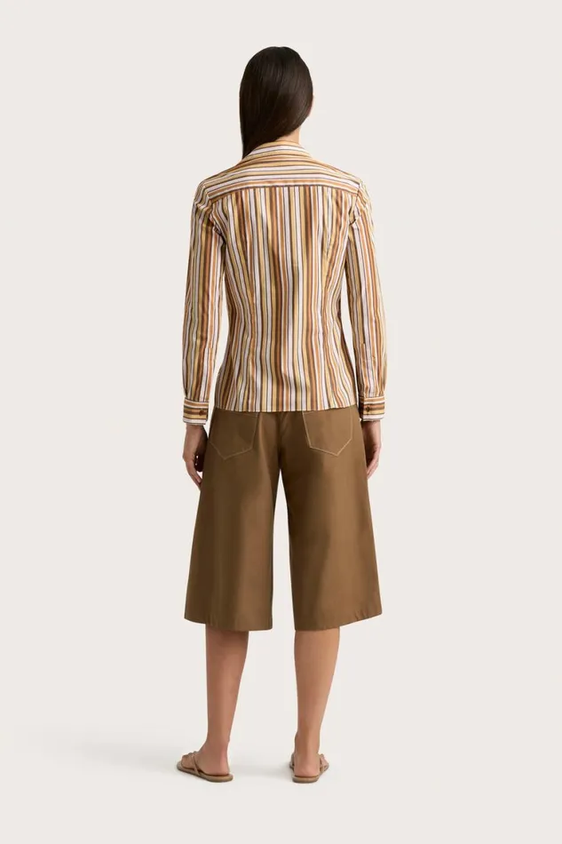 Faithfull The Brand Tops En Vau Shirt Terracotta Stripe 8211 Women Faithfull The Brand Tops En Vau Shirt Terracotta Stripe 8211 Women