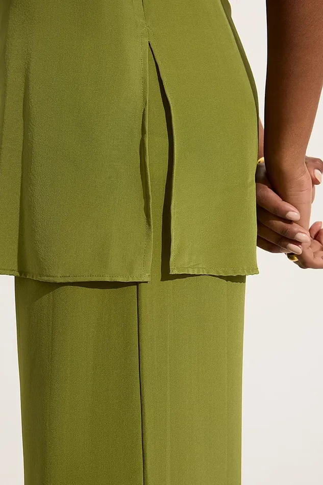 Faithfull The Brand Tops Koa Tunic Top Palm Green 8211 Final Sale 8211 Women Faithfull The Brand Tops Koa Tunic Top Palm Green 8211 Final Sale 8211 Women