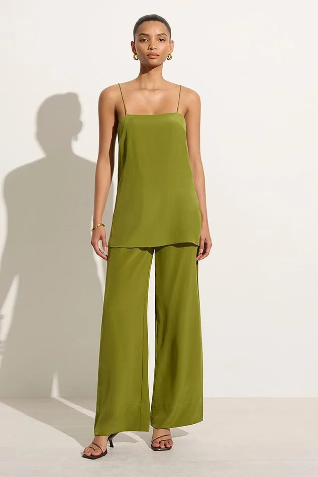 Faithfull The Brand Tops Koa Tunic Top Palm Green 8211 Final Sale 8211 Women Faithfull The Brand Tops Koa Tunic Top Palm Green 8211 Final Sale 8211 Women