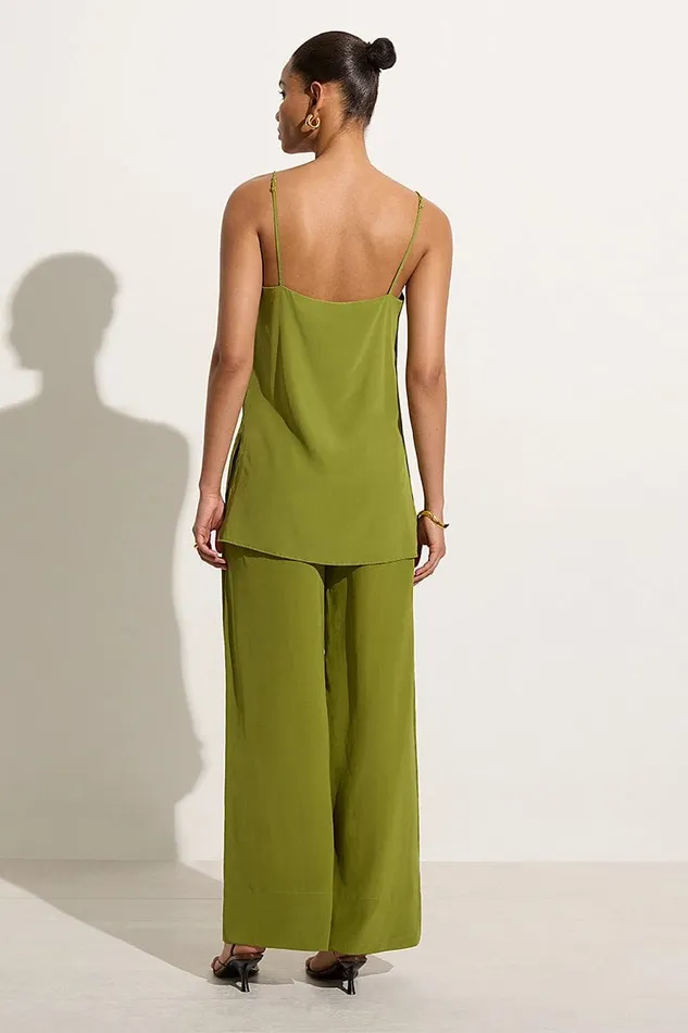 Faithfull The Brand Tops Koa Tunic Top Palm Green 8211 Final Sale 8211 Women Faithfull The Brand Tops Koa Tunic Top Palm Green 8211 Final Sale 8211 Women