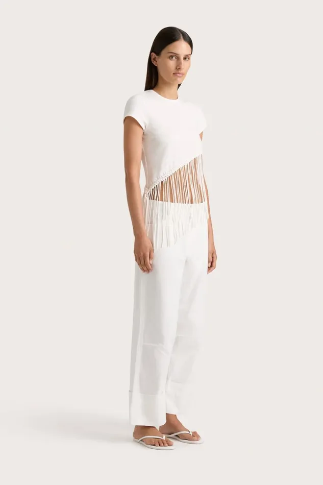 Faithfull The Brand Tops Maceio TShirt White 8211 Women Faithfull The Brand Tops Maceio TShirt White 8211 Women