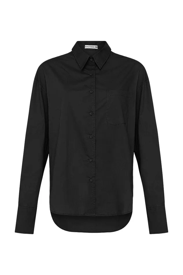 Faithfull The Brand Tops Mirabella Shirt Black 8211 Final Sale 8211 Women Faithfull The Brand Tops Mirabella Shirt Black 8211 Final Sale 8211 Women