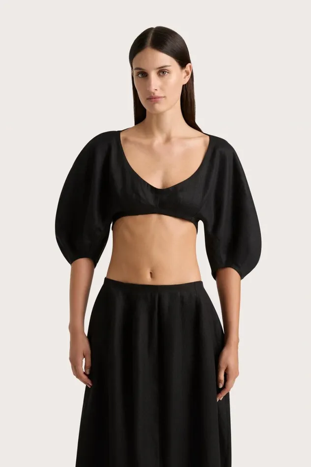 Faithfull The Brand Tops Soleil Top Black 8211 Women Faithfull The Brand Tops Soleil Top Black 8211 Women