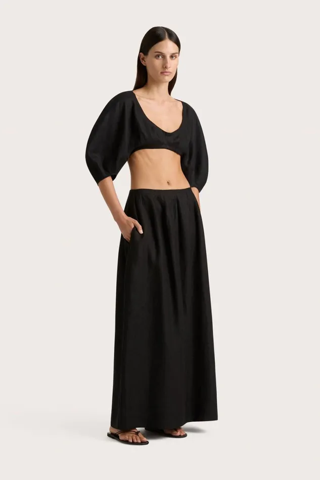 Faithfull The Brand Tops Soleil Top Black 8211 Women Faithfull The Brand Tops Soleil Top Black 8211 Women