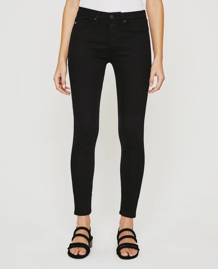 Farrah Ankle Seamless Super Black Women AG Jeans Pants Farrah Ankle Seamless Super Black Women AG Jeans Pants