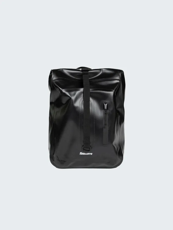 Finisterre Bags MenWomen Drift 20L Waterproof Roll Top Backpack Black