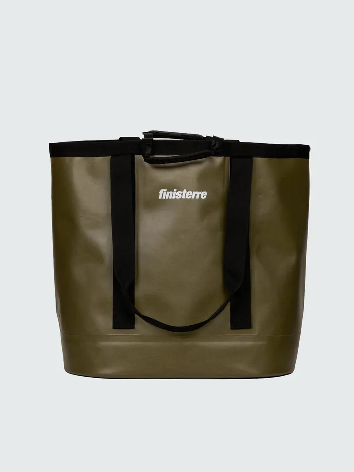Finisterre Bags MenWomen Drift 35L Waterproof Tote Bag Olive