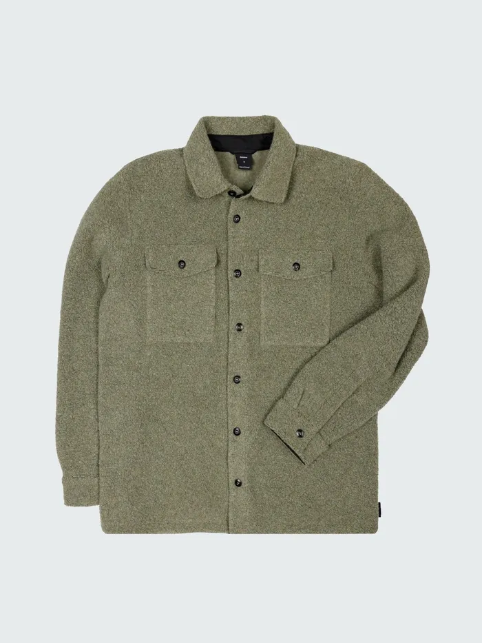 Finisterre Fleece Men Hegen Fleece Shirt Willow Green
