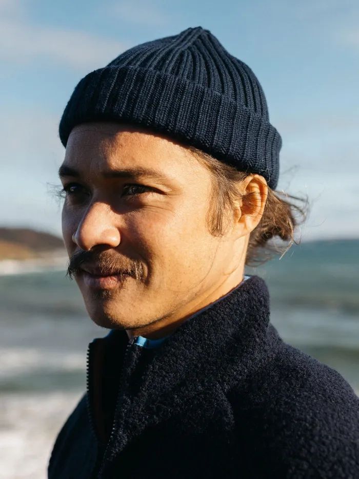 Finisterre Hats and Beanies MenWomen Fisherman Beanie Navy