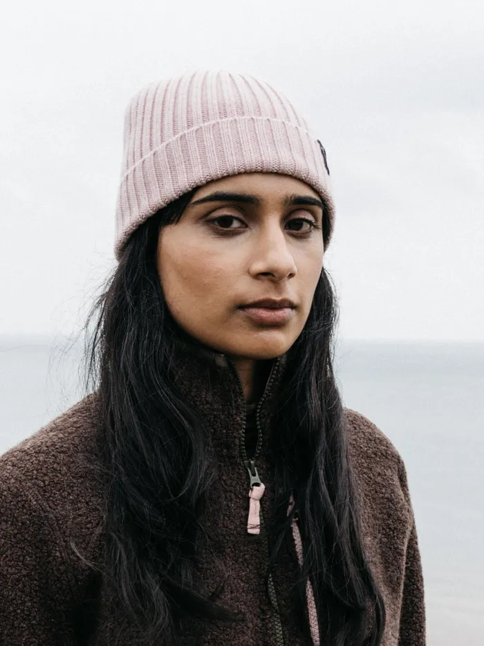 Finisterre Hats and Beanies MenWomen Fisherman Beanie Pink Salt