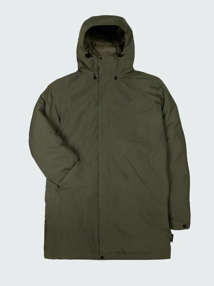 Finisterre Jackets and Coats Men Caelus Waterproof Parka Olive