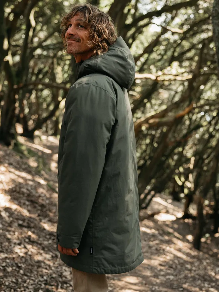 Finisterre Jackets and Coats Men Caelus Waterproof Parka Olive