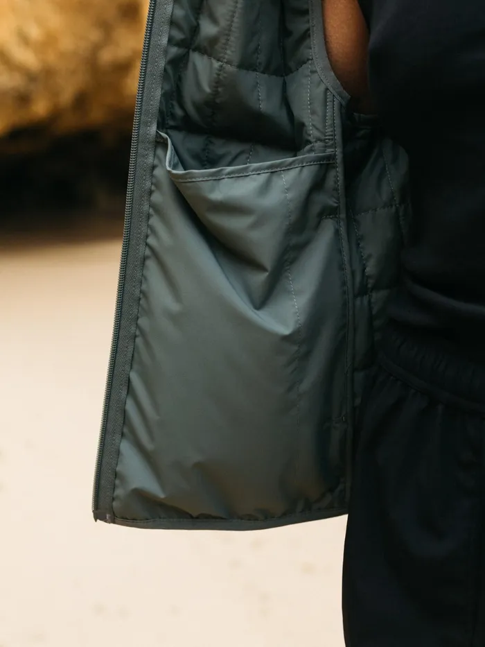 Finisterre Jackets and Coats Women Firecrest Insulated Vest Deep Sea
