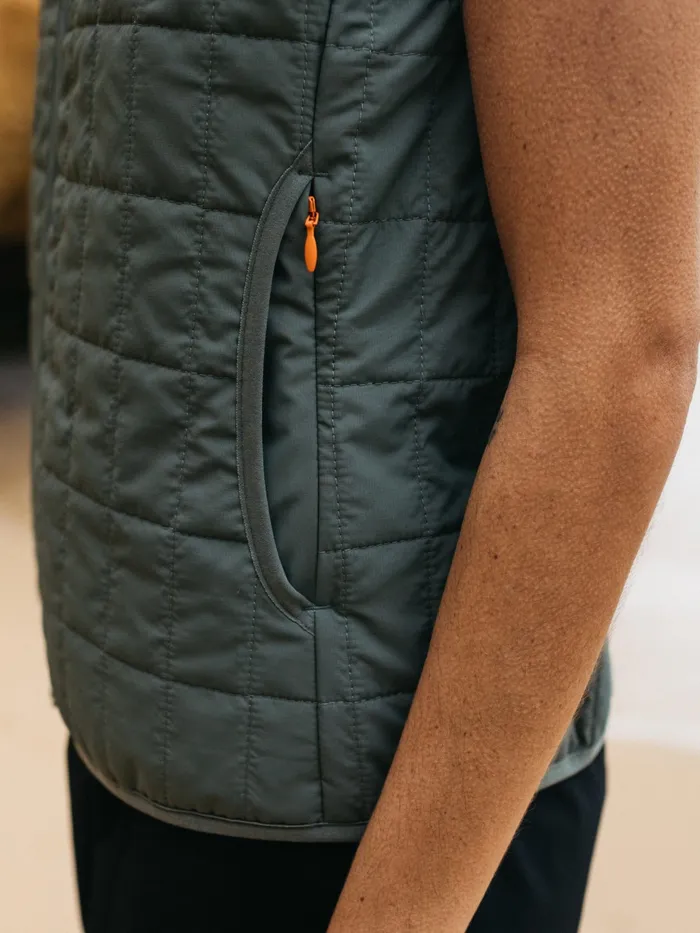 Finisterre Jackets and Coats Women Firecrest Insulated Vest Deep Sea