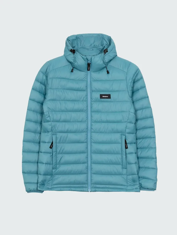 Finisterre Jackets and Coats Women Nimbus Hooded Jacket Ocean Storm