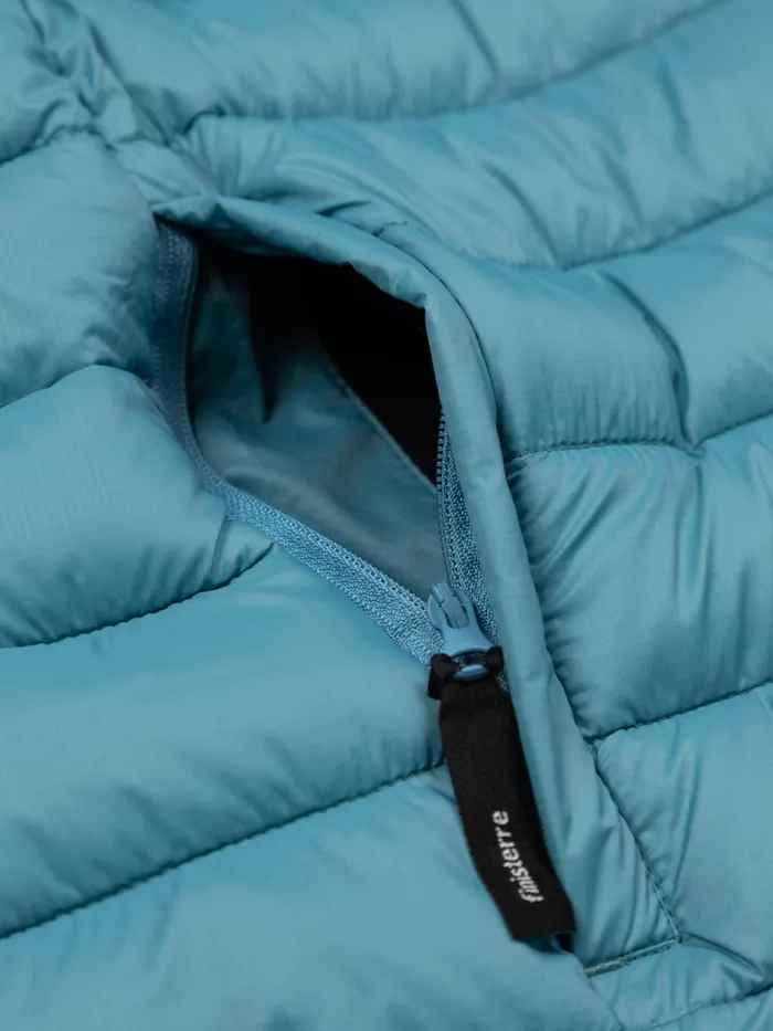 Finisterre Jackets and Coats Women Nimbus Hooded Jacket Ocean Storm