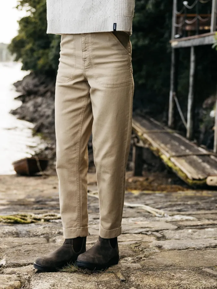 Finisterre Pants Women Yarrel Canvas Pant Flint