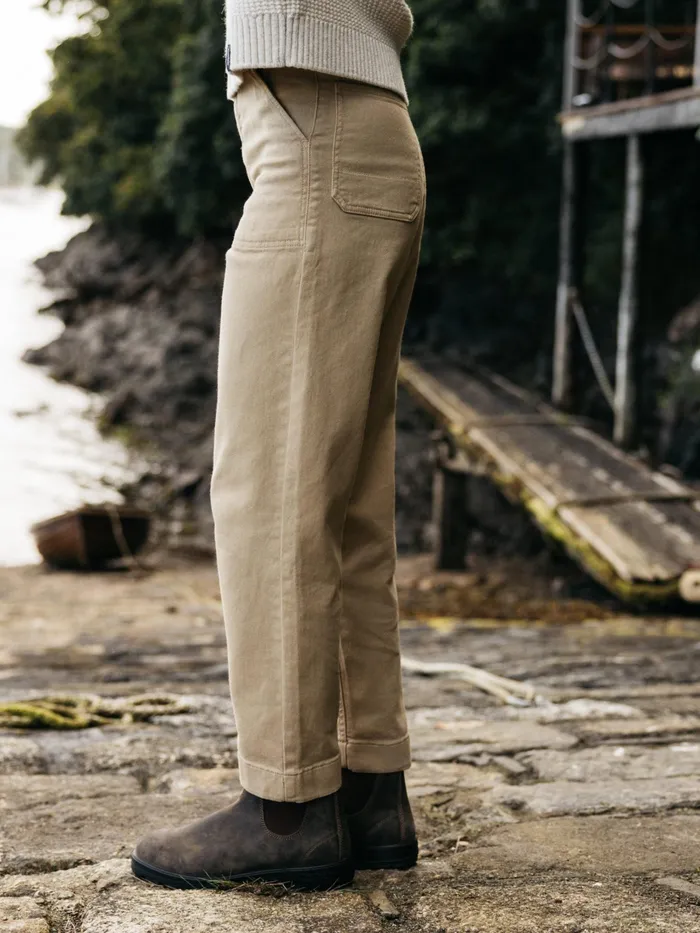 Finisterre Pants Women Yarrel Canvas Pant Flint