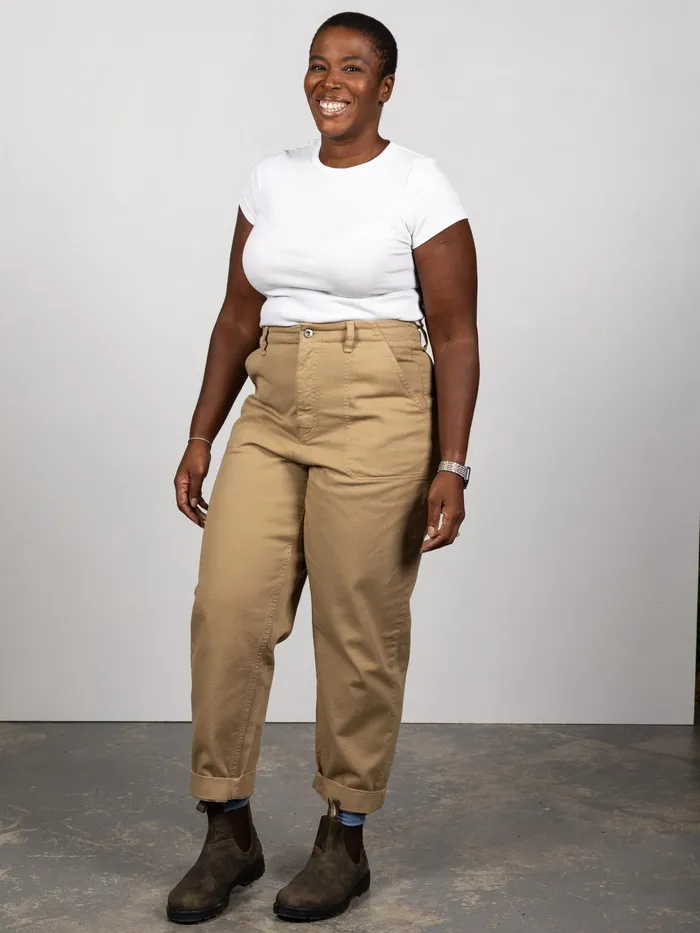 Finisterre Pants Women Yarrel Canvas Pant Flint