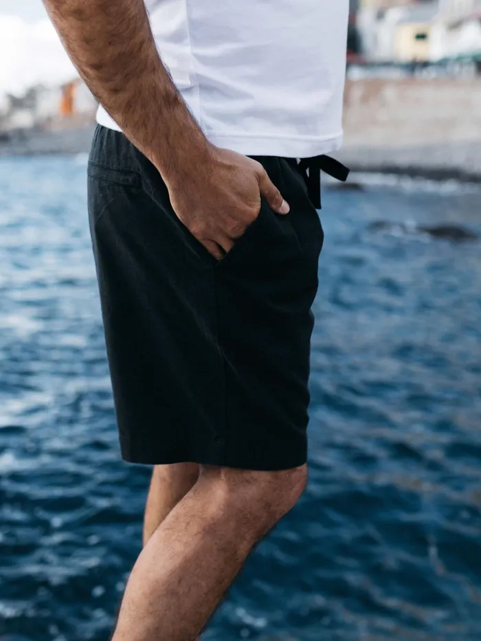 Finisterre Shorts Men Eaton Shorts Black