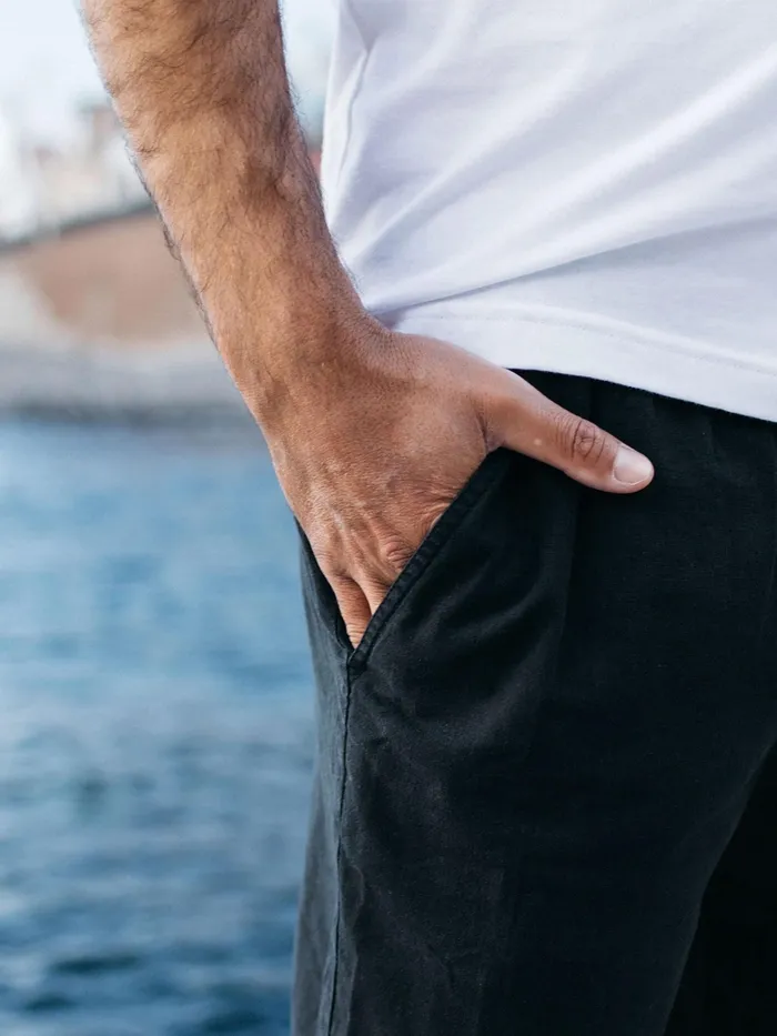 Finisterre Shorts Men Eaton Shorts Black