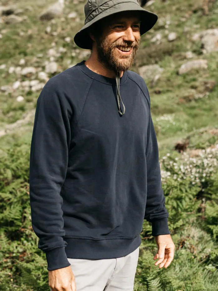 Finisterre Sweaters Men Coho Sweatshirt Navy